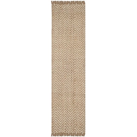 Safavieh 10 x 14 ft. Large Rectangle Casual Bleach and Natural Fiber Rug NF458A-10